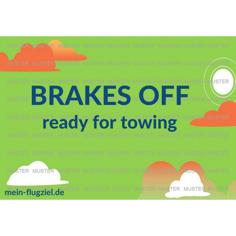 Brakes OFF - Schild Brakes OFF - Schild